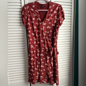 Loft Tie Wrap Dress